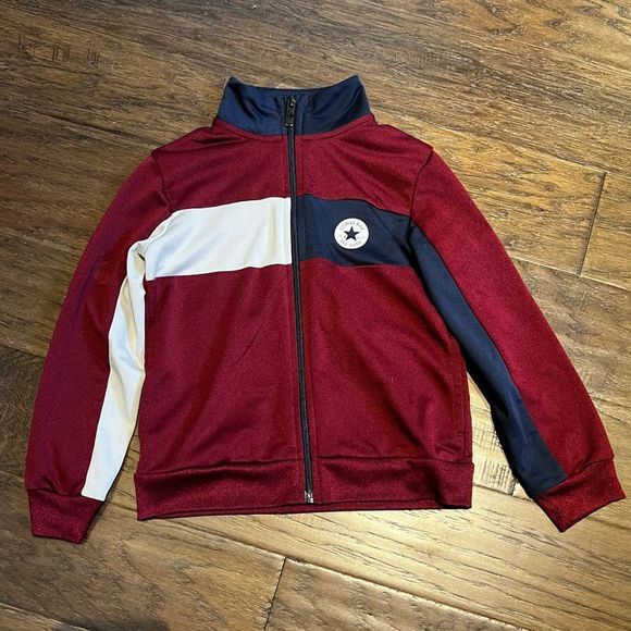 Kids Converse Zip Up Sweater - Picture 2 of 5